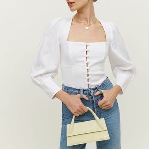 Reformation Micah Linen Top